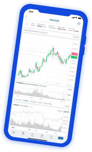 Dashboard de carteira em direto do app de negociação de criptocorrências Solar Patrimória